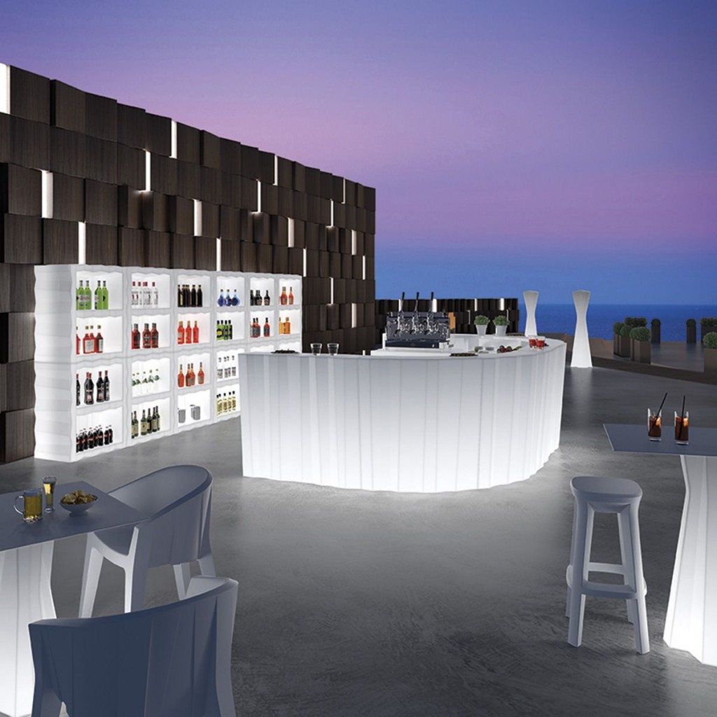 Spatiu depozitare cu iluminare din polietilena Frozen Display Light - Nuovo Design